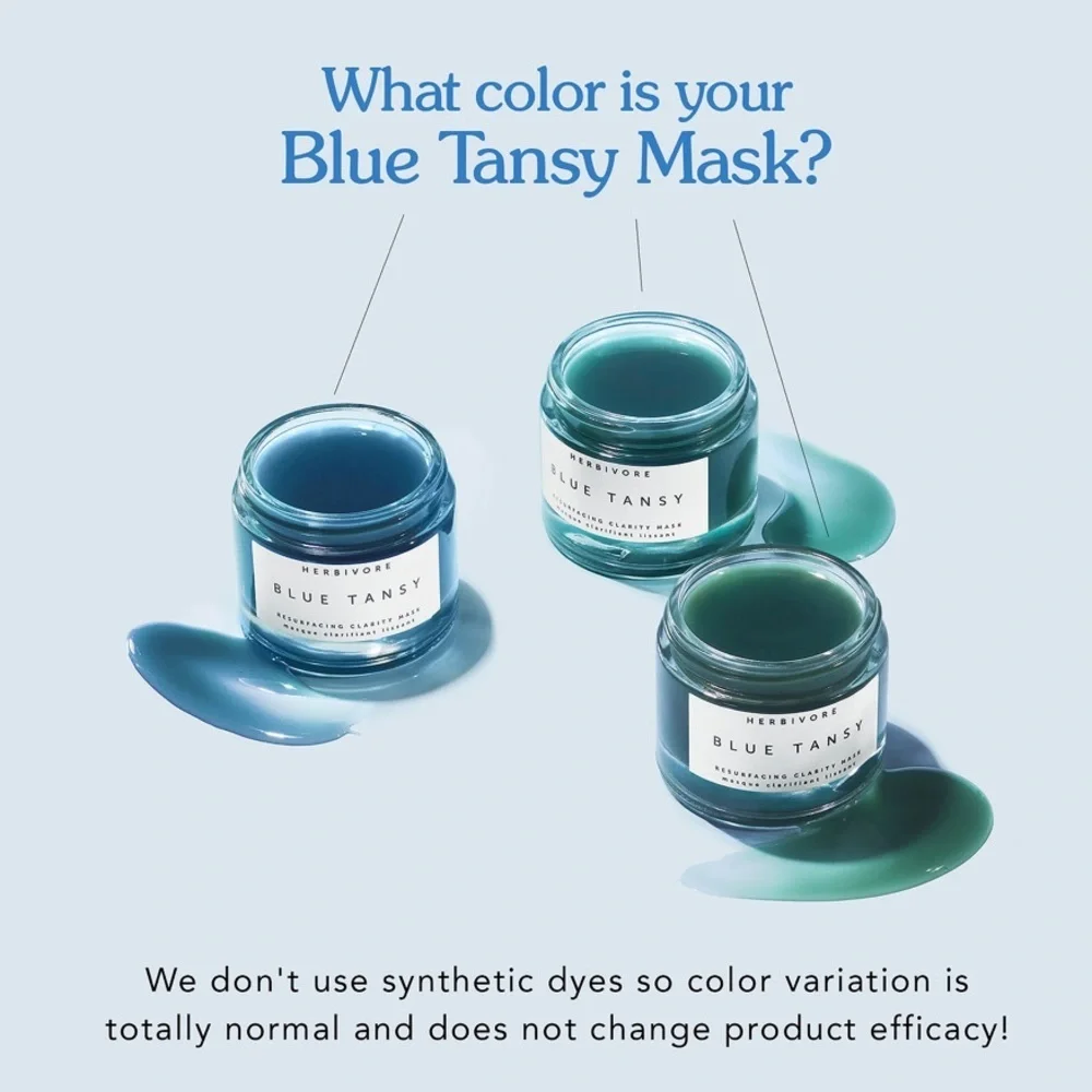 💦 Herbivore Blue Tansy BHA and Enzyme Pore Refining Mask